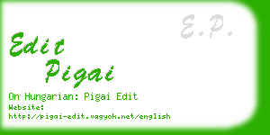 edit pigai business card